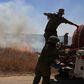 Blazes sparked by fire bombs floated across the Gaza border on balloons have caused damage to crops in southern Israel