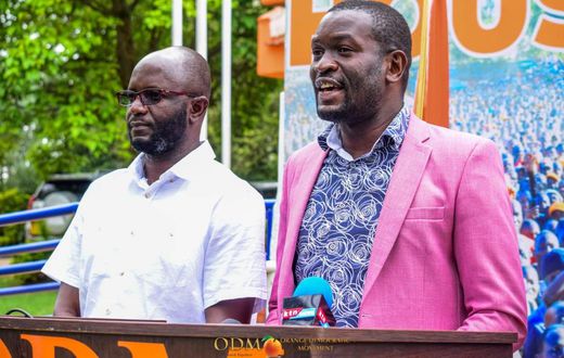 ODM party Secretary-General Edwin Sifuna during a press conference