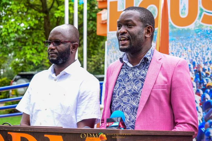 ODM party Secretary-General Edwin Sifuna during a press conference