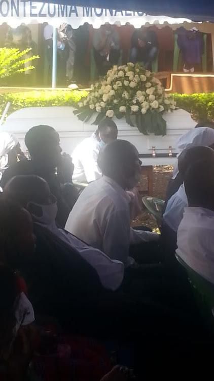 Kevin Omwenga's burial
