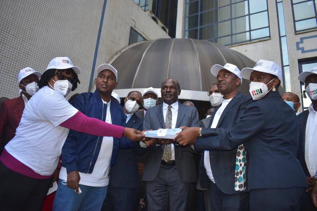 BBI secretariat submits 4.4 million signatures to IEBC, down from initial 5.2 million
