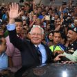 Malaysia's former prime minister Najib Razak, seen here in September 2018, is facing four charges of corruption and three of money-laundering in the case