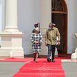 President Uhuru Kenyatta with First Lady Margaret Kenyatta during the 2nd National Prayer Day