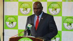 IEBC chairman Wafula Chebukati