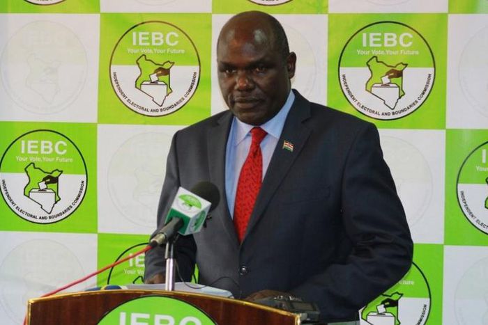 IEBC chairman Wafula Chebukati