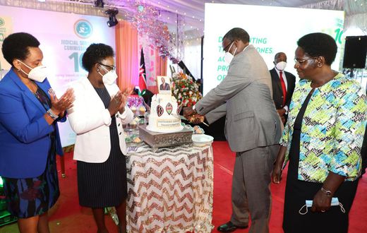 JSC throws farewell party for Chief Justice David Maraga (Photo/Courtesy)