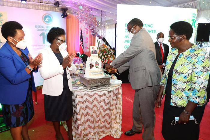 JSC throws farewell party for Chief Justice David Maraga (Photo/Courtesy)