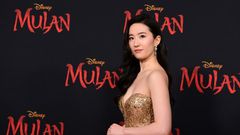 Actress Yifei Liu attends the world premiere of Disney's "Mulan" at the Dolby Theatre in Hollywood on March 9, 2020