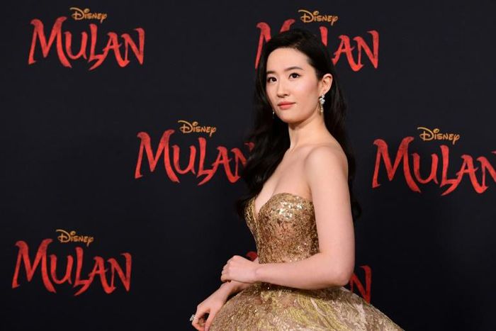 Actress Yifei Liu attends the world premiere of Disney's "Mulan" at the Dolby Theatre in Hollywood on March 9, 2020