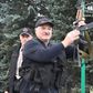 IMAGESBelarus state agency "Belta" releases images of President Alexander Lukashenko holding an automatic rifle and wearing body armour as he arrives, on Sunday evening, at his residence in Minsk, not far from where opposition protests are taking place...