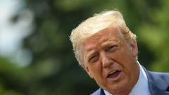 President Donald Trump was contradicted by a Fox News reporter over his claim that Joe Biden plans to defund the police