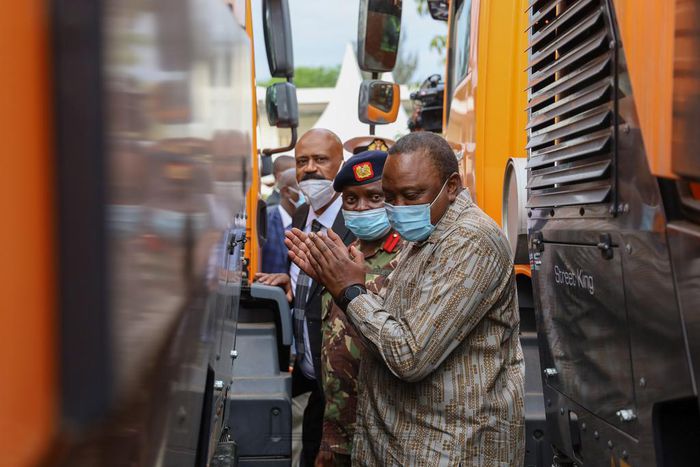 President Uhuru Kenyatta during an event in Nairobi