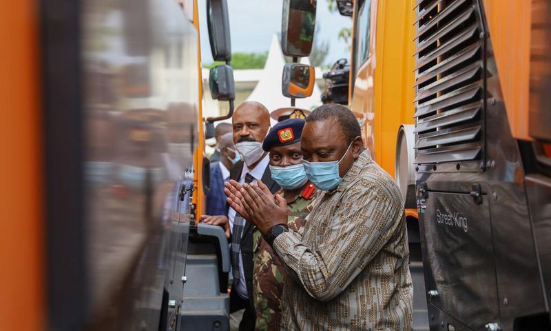 President Uhuru Kenyatta during an event in Nairobi