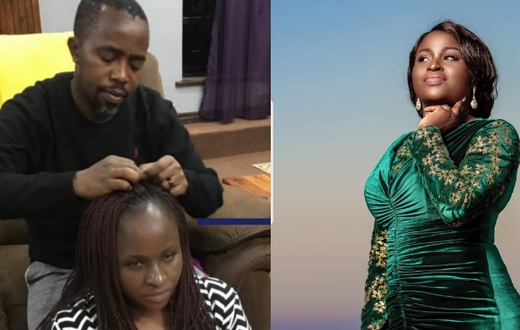 Singer Mercy Masika with her Hubby David Muguro