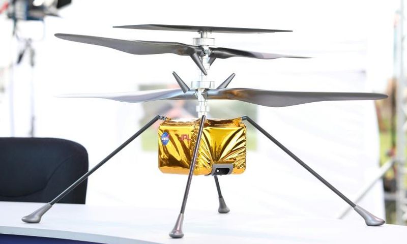 Once on the surface, NASA will attempt to deploy the Ingenuity Mars Helicopter -- a 1.8 kilogram aircraft that will attempt to fy in an atmosphere that is only one percent the density of Earth's