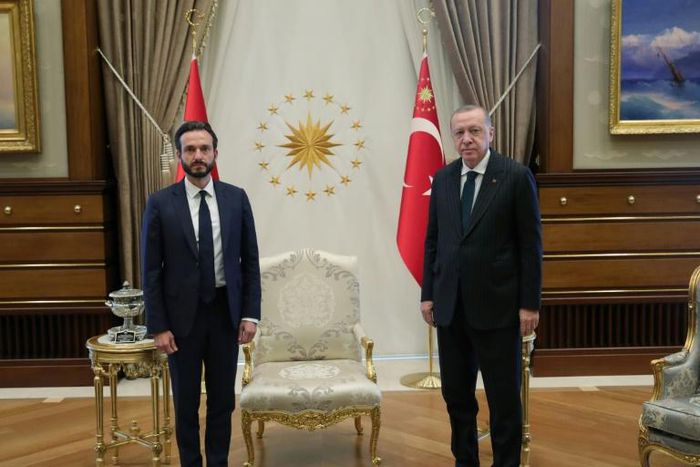 Robert Spano (left), the head of the European Court of Human Rights, has come under fire for his visit to Istanbul