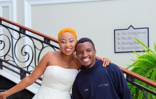 Singer Vivianne with Hubby Sam West