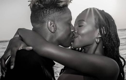 Eric Omondi with Carol