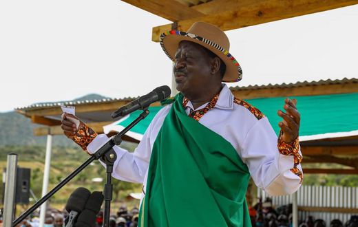 ODM Party Leader Raila Odinga