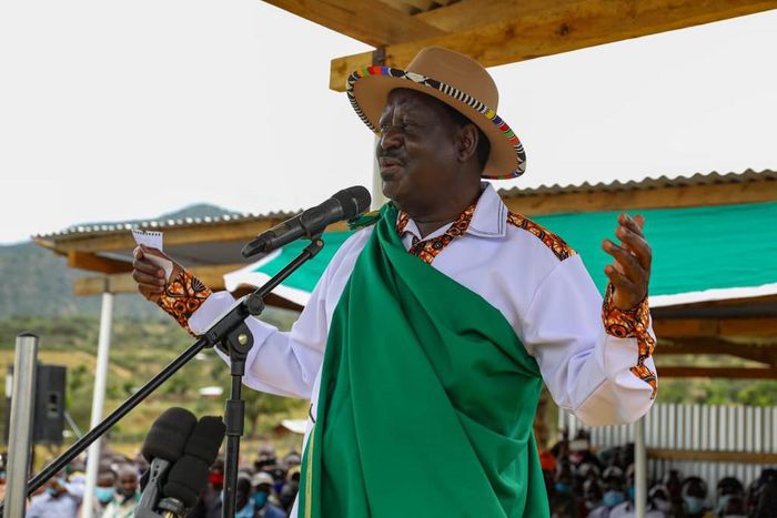ODM Party Leader Raila Odinga