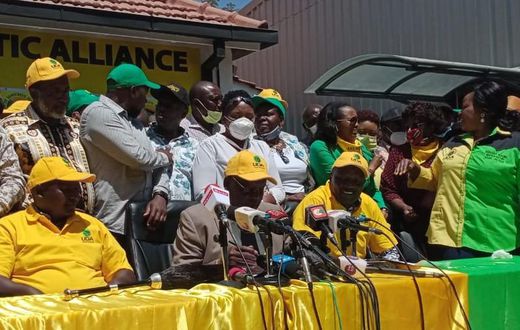 United Democratic Alliance (UDA) party chairman Johnstone Muthama during a presser on January 8, 2021