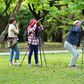 Taiwan bird watchers taking photos at the Da'An Forest Park in Taipei. A Taiwan bird protection group has been ejected from a global body because it refused to sign a statement saying it would never advocate for the island's independence