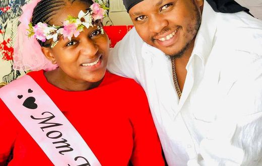 DK Kwenye Beat and his wife Shanice Wangechi
