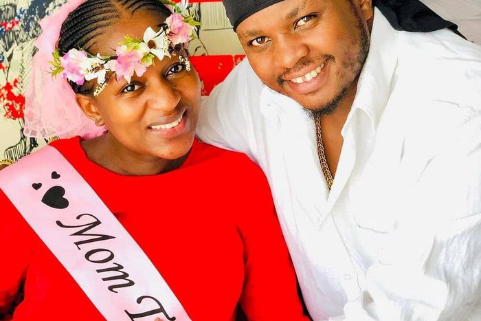 DK Kwenye Beat and his wife Shanice Wangechi
