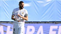 Real Madrid's French forward Karim Benzema has scored 17 goals in all competitions this season.