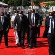 Uhuru arrives at Gusii Stadium for Simeon Nyachae's funeral