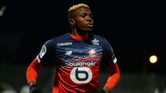 Osimhen scored 18 goals in all competitions for Lille