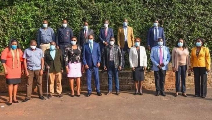 DP Ruto meeting his allies at Jubilee Asili Center