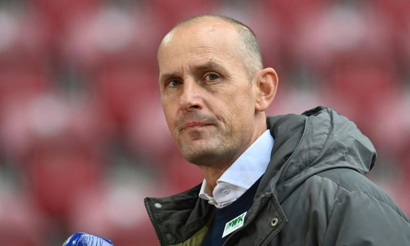 Augsburg head coach Heiko Herrlich needs hospital treatment for a lung complaint