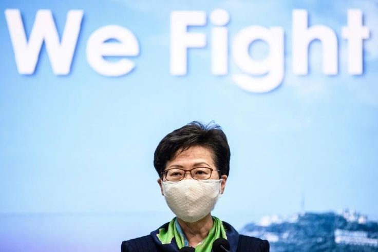 Chief Executive Carrie Lam was personally targeted along with 10 other senior city officials in the toughest US action on Hong Kong