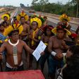 Members of the Kayapo indigenous tribe are blocking a highway through the Brazilian Amazon demanding help against the new coronavirus and an end to illegal mining and deforestation