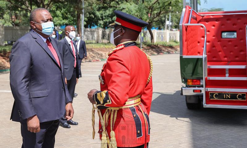 President Uhuru Kenyatta during the 2020 Jamhuri Day celebrations