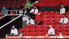 Manchester United Chief Operating Officer Collette Roche says the coronavirus pandemic rules are bemusing when you can gather in a hotel to watch football but not in an outdoor venue like Old Trafford