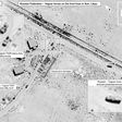 This July 14, 2020 satellite image released by the US Africa Command reportedly shows proof of Russia's involvement in Libya by showing Wagner utility trucks and Russian mine-resistant, ambush-protected armored vehicles in Sirte