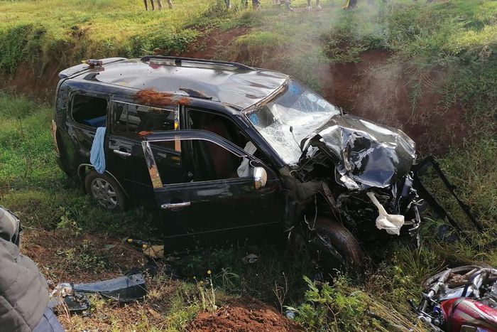 Photo of morning accident in Eldoret (Citizen)
