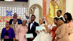 Actress Elizabeth Lulu Michael weds fiancé and Media Mogul Majizzo (Photos)