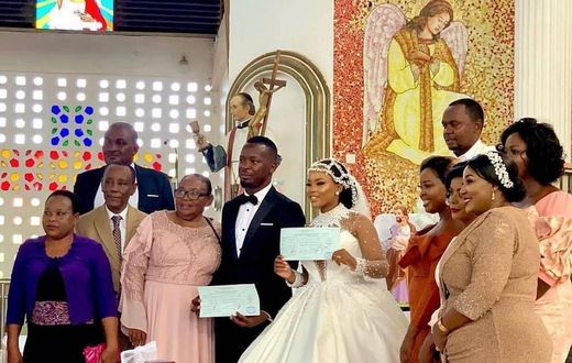 Actress Elizabeth Lulu Michael weds fiancé and Media Mogul Majizzo (Photos)