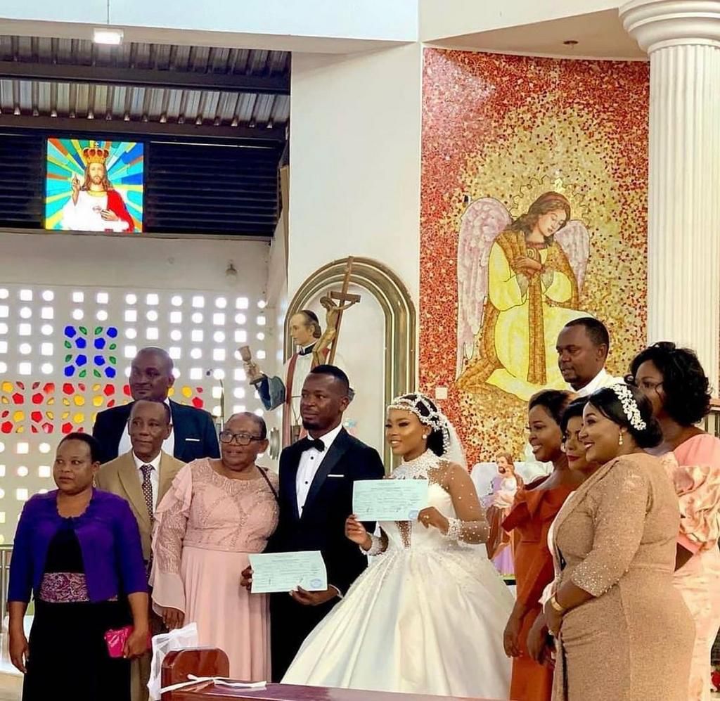 Actress Elizabeth Lulu Michael weds fiancé and Media Mogul Majizzo (Photos)