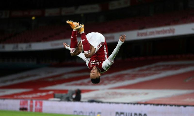 There is doubt over whether Arsenal captain Pierre-Emerick Aubameyang will be available to face Manchester United