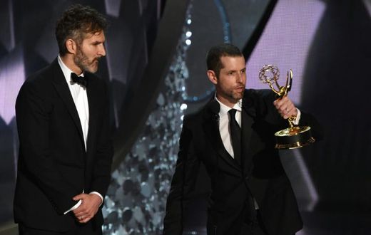 David Benioff and D.B. Weiss spent around a decade on HBO's fantasy epic "Game of Thrones," which demolished audience records and scooped an unprecedented number of Emmys for a fictional show