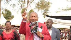 Kanu Secretary-General Nick Salat speaking during a past event (Twitter)