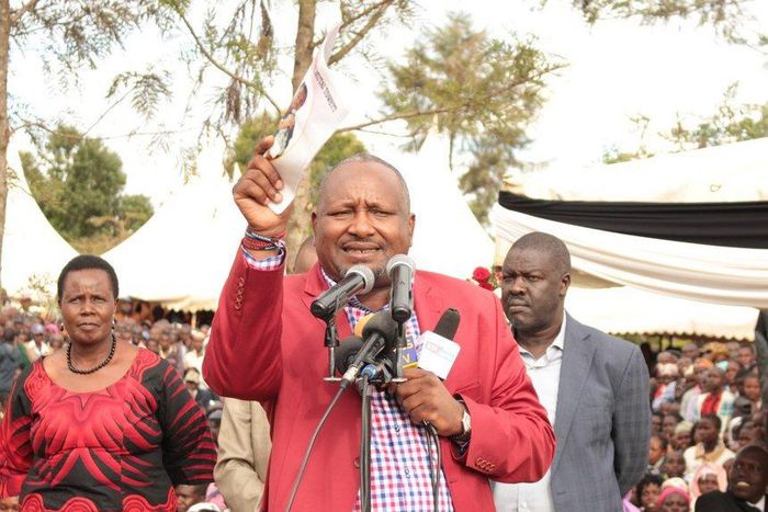 Kanu Secretary-General Nick Salat speaking during a past event (Twitter)