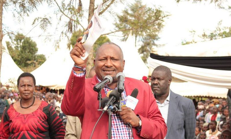 Kanu Secretary-General Nick Salat speaking during a past event (Twitter)