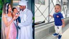 Tanasha Donna with Diamond and their son Naseeb Jnr.