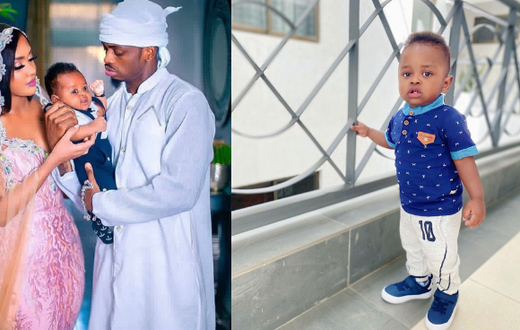 Tanasha Donna with Diamond and their son Naseeb Jnr.