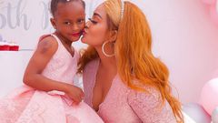 Zari Hassan with daughter Princess Tiffah